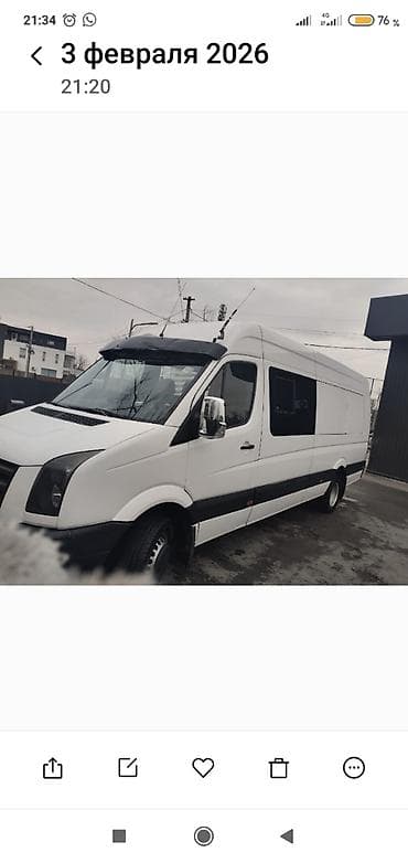 Volkswagen Crafter: 2010 г., 2.5 л, Механика, Дизель, Бус