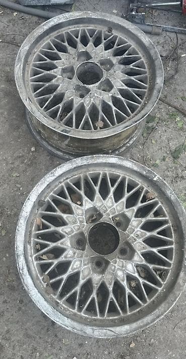 ex 5: Литые Диски R 15 Mercedes-Benz, Пара, отверстий - 5, Б/у — 1
