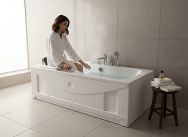 оптом шоколад бишкек: Ванна, Прямоугольная, Материал: Акрил, Размер: 180 x 80 см — 1