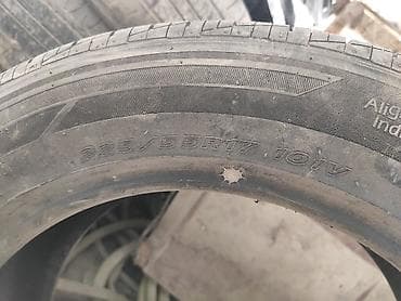 Шины и диски: Шины 225 / 55 / R 17, Лето, Б/у, Пара, Легковые, Корея, Hankook — 5