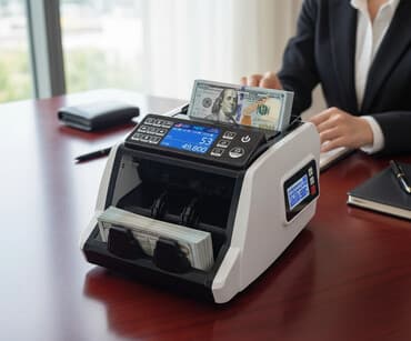 купить оборудование для ремонта телефонов: Счетная машинка для денег AL-910 2CIS для банка, обменка, касса — 1