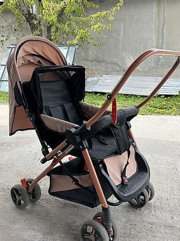 детская коляска 2 в 1: Прогулочная коляска-трость с перекидной ручкой вставкой из сетки для — 2