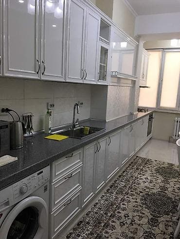 сдаю квартиру район бишкек парк: 1 комната, 76 м², Дизайнерский ремонт — 7