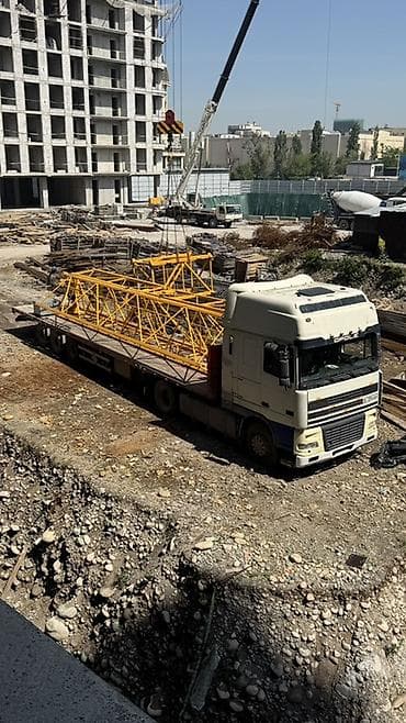 rent: DAF 95XF тягач + полуприцеп-площадка (еврофура/траловая платформа) - — 1