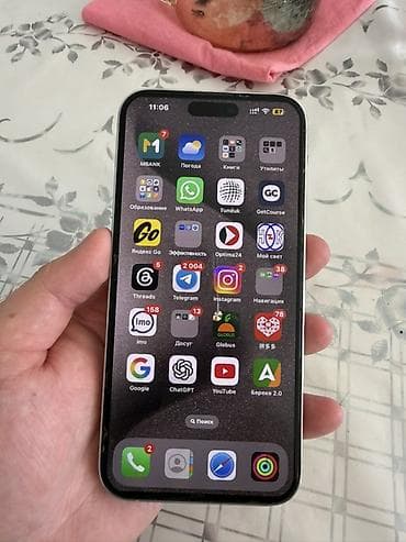 IPhone 14 Pro Max цвет White Titanium - Экран 6.1" OLED Super