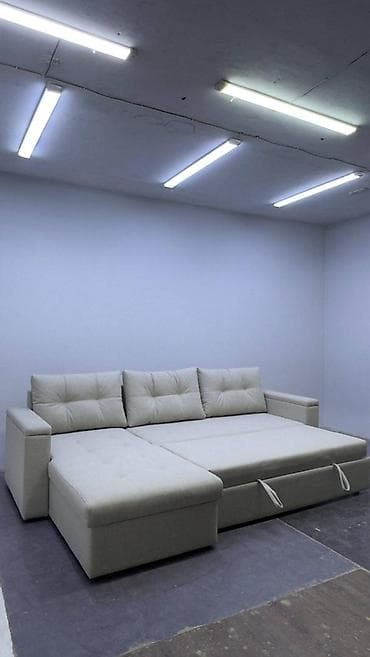 угловой диван из кожзаменителя: Угловой диван, Раскладной — 2