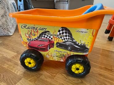 мобиль в кроватку: Тележка фирмы Полесье прочная в идеальном состоянии цена 3000 сом — 1