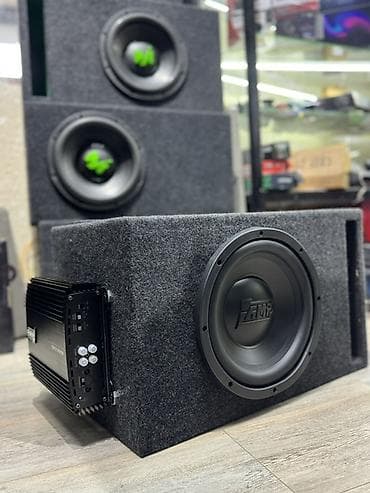 штатный магнитол: Сабвуферный комплект AMP. - сабвуфер в корпусе: динамик с логотипом — 1