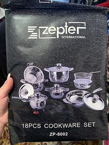 купить кухонный гарнитур бу недорого: Набор посуды Zepter International ZP-8002 — 18 предметов ✨ Продаётся — 2