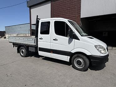 спринтер будка: Mercedes-Benz Sprinter (двухрядная кабина) с бортовой платформой — 2