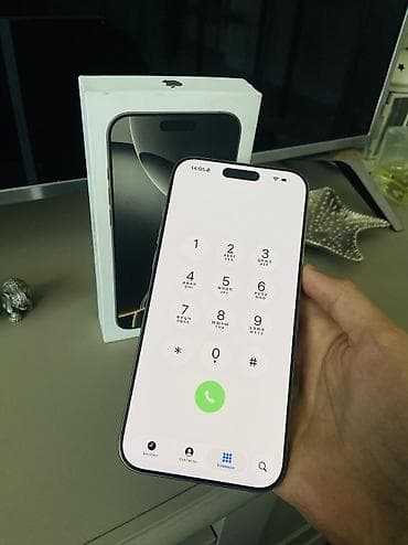 ноутбуки apple цена в бишкеке: IPhone 16 Pro Max, Б/у, 256 ГБ, Natural Titanium, Чехол, Коробка, 100 % — 3