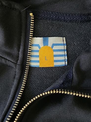 мужской рубашки: Мужская толстовка Jeffry Epstein с молнией до середины груди — 4