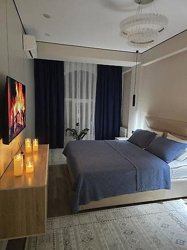 азия мол квартиры: 1 комната, 42 м², Элитка, 14 этаж, Евроремонт — 3