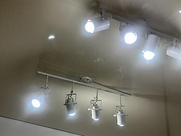 study lamp: Трековый светильник с поворотными спотами, белый - Система на прямом — 2