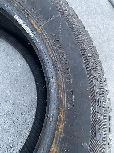 165: Шины 165 / 65 / R 13, Зима, Б/у, Пара, Легковые, Япония, Bridgestone — 3