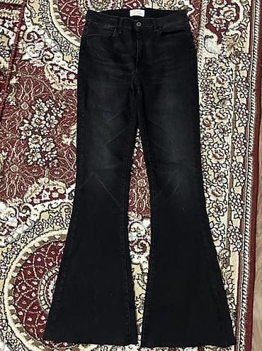 Джинсы, Клеш, Vicolo, Италия, Высокая талия, Вареные, M, L