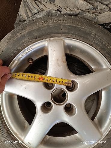 bbs bmw: Колеса в сборе 185 / 60 / R 14, Лето, Б/у, Комплект, Литые, отверстий - 4 — 2