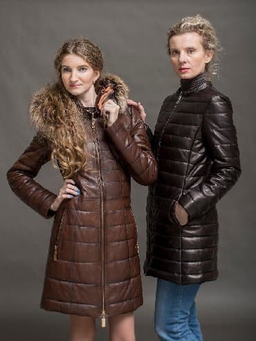 Киреге берилүүчү кийимдер: Стильный кожаный пуховик производства Турция поможет выглядеть — 2