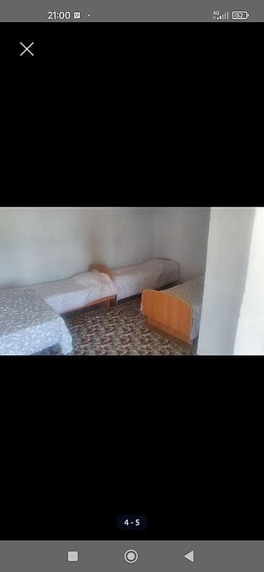 Недвижимость: Комната с 4 односпальными кроватями - Планировка: одна комната — 3