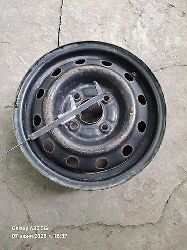 Железные Диски R 14 1 шт, отверстий - 4, Б/у at lalafo.kg Железные Диски R 14 1 шт, отверстий - 4, Б/у