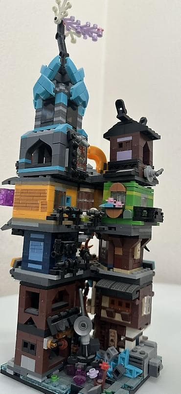 Игрушки: Конструкторы Лего не оригинал - 3 набора. - Многоуровневое здание — 3