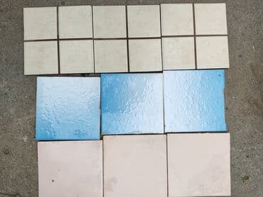 плиты новые: Продам остатки разного кафеля Синий кафель новый, размер 15×15 84 — 1