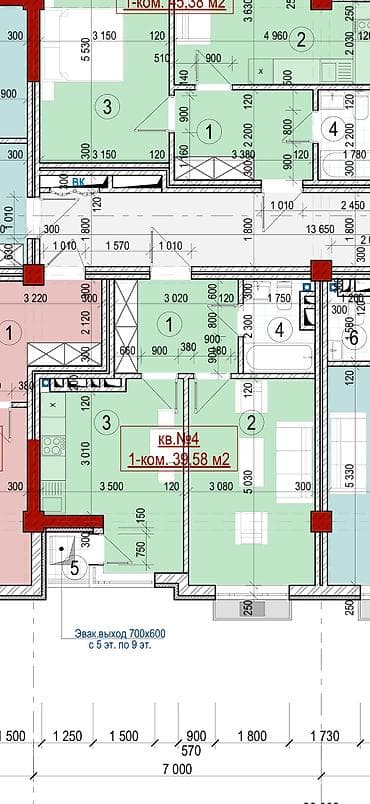 бизнес самомойка: 1 комната, 40 м², Элитка, 5 этаж, Готовая ПСО (под самоотделку) — 2