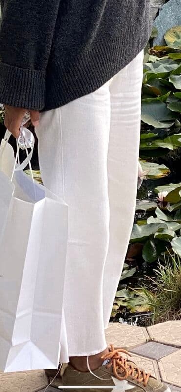 двойка брюки и кофта: Брюки Б/у, M — 2