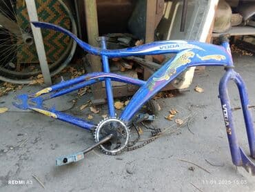 рамы для велосипедов: Рама велосипеда VODA с вилкой и кареточным узлом - Материал: стальная — 1