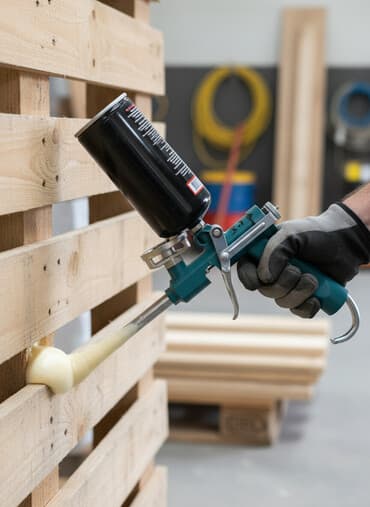 Пистолет для монтажной пены ZZIRIX с корпусом бирюзового цвета