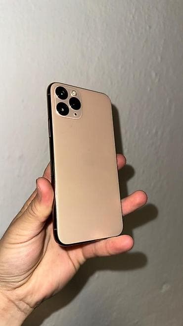 IPhone 11 Pro, 256 ГБ, Золотой, Кабель, 100 %
