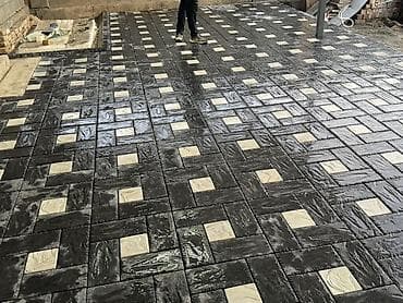 евро брусчатка: Тротуарная плитка, Квадрат, Под камень, Для двора, Новый — 2