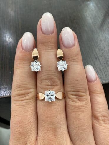 свадебные наборы ручной: Серебро покрыто золотом пробы 925 Производитель Турция Качество — 1