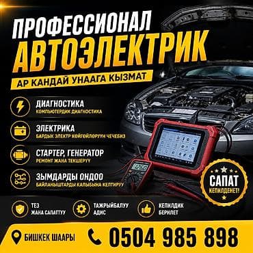 Транспорт: Профессиональные услуги автоэлектрика (любой автомо статыр генератыр — 1