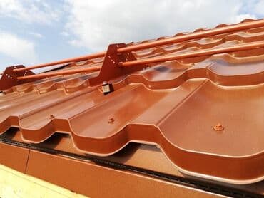 Битумная гибкая черепица: Профиль ТРАМОНТАНА За счёт многочисленных рёбер жёсткости материал не — 3