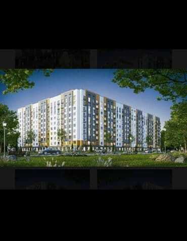 квартира с подселением аламедин 1: 2 комнаты, 74 м², Элитка, 5 этаж, ПСО (под самоотделку) — 1