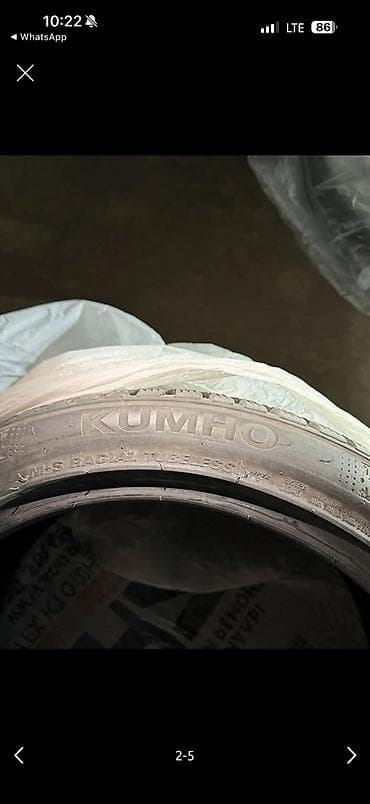 16 lt: Шины 245 / 40 / R 19, Зима, Б/у, Комплект, Легковые, Япония, Kumho — 5