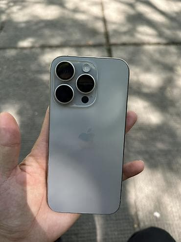 iphone 15 pro бу: IPhone 15 Pro, Б/у, 256 ГБ, Серебристый, Защитное стекло, 82 % — 6