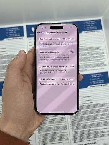 телефоны iphone 6: IPhone 15 Pro, Б/у, 128 ГБ, Black Titanium, Кабель, В рассрочку, 82 % — 6