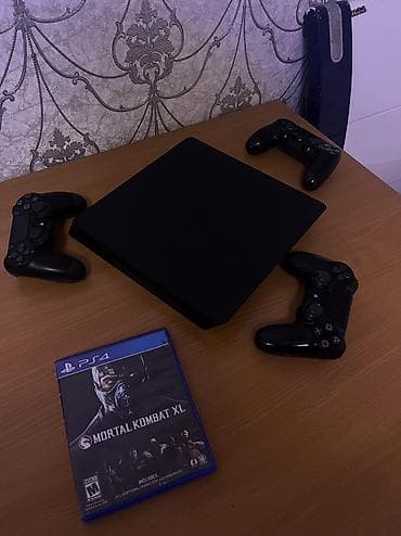 Ps4 slim 500gb 2 оригинальных джойстик и 1 реплика,не работает один at lalafo.kg Ps4 slim 500gb 2 оригинальных джойстик и 1 реплика,не работает один