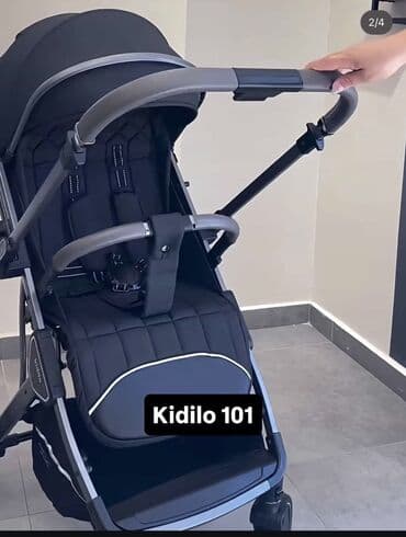 держатель телефона на велосипед: Коляска, цвет - Черный — 4