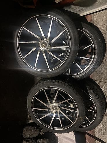 r17 диск: Колеса в сборе R 17, Б/у, Комплект, Литые, отверстий - 4 — 4