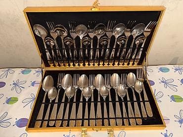 набор вилки ложки ножи: Набор столовых приборов в подарочном чемодане. Состав и комплектация — 3