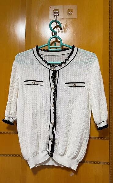 second hand: Женский комплект и кардиганы в стиле твид/шанель 1) Жакет-кардиган — 3