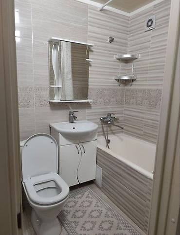 2 bedroom: 2 комнаты, 42 м², Центральная мечеть 104 серия, 1 этаж, Дизайнерский ремонт — 8