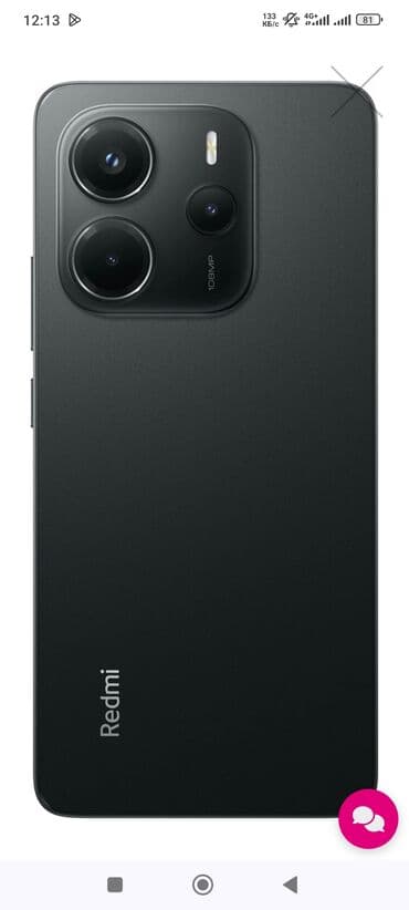 Redmi, Redmi Note 14, цвет - Черный at lalafo.kg Redmi, Redmi Note 14, цвет - Черный