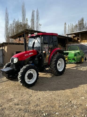 Тракторы ЛТЗ: Трактор YTO X 704 Юто комплект сатылат абалы жакшы Прессподборщик — 1