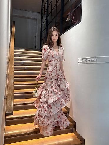 dior addict: Вечернее платье, Пышное, Длинная модель, Без рукавов, Шлейф, M — 4