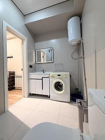гостиницы бишкека: Студия, 60 м², Тунгуч мкр Элитка, 2 этаж, Дизайнерский ремонт — 9