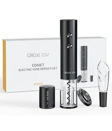 Клининговые услуги: Винный набор Xiaomi Circle Joy 4-in-1 Comet Electric Wine Opener Set — 2